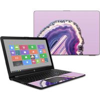 MightySkins Skin Compatible with HP 15t Laptop 15.6" (2017) - Purple Agate | Protective, Durable, and Unique Vinyl Decal wrap Cover | Easy to Apply, Remove, and Change Styles | Made in The USA