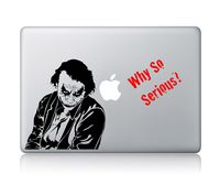 Joker and Why So Serious The Dark Knight Decal Vinyl Sticker Apple Mac Air Pro Laptop Sticker