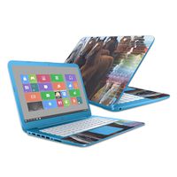MightySkins Skin Compatible with HP Stream 14" (2016) - Horse Stampede | Protective, Durable, and Unique Vinyl Decal wrap Cover | Easy to Apply, Remove, and Change Styles | Made in The USA