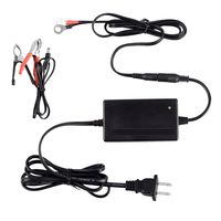 PeleusTech Battery Chargers, 12V 1.5A Portable SLA Trickle Charger Smart Maintainer with Detachable Alligator Ring Clip