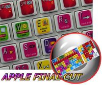 APPLE FINAL CUT KEYBOARD STICKER FOR DESKTOP, LAPTOP AND NOTEBOOK