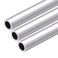 uxcell 6063 Aluminum Round Tube 300mm Length 20mm OD 16mm Inner Dia Seamless Aluminum Straight Tubing 3 Pcs