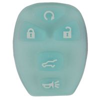 qualitykeylessplus Replacement 5 Button Glow in The Dark Rubber Pad for GM Remotes with FCC OUC60270 Free KEYTAG