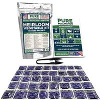16,500 Non GMO Heirloom Vegetable Seeds Survival Garden 40 Variety Pack