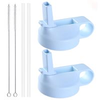 The Mass Wide Mouth Straw Lid Compatibility Most Sports Water Bottle (Frost)