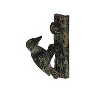 Esschert Design Door Knocker - Woodpecker Green Patina