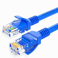 SAMZHE Ethernet Cable, 16ft Heavy-Duty CAT.6 RJ45 UTP LAN Cable High Speed Gigabit Network Patch Cord (Blue)