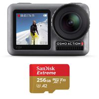 DJI OSMO Action Camera with SanDisk 256GB Extreme microSDXC UHS-I Memory Card