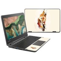 MightySkins Skin Compatible With Lenovo 300e Chromebook 11.6" (2018) - Cheetah Splatter | Protective, Durable, and Unique Vinyl wrap cover | Easy To Apply, Remove, and Change Styles | Made in the USA