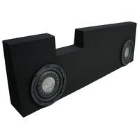 Compatible with 2001-2014 Ford F250 F350 Super Crew Truck Harmony F124 Dual 12 Sub Box Enclosure