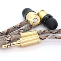 Double Tap R1 Desert Camo Bullet Wired Headphones, 10mm Dynamic Drivers Deliver Clear and Crisp Highs Along with Powerful Bass, in-Ear Earphones with Durable Cable Made in The USA with Carrying Case