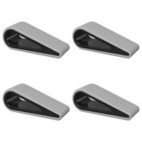 MoKo Universal Laptop/Notebook Stands, [4 Pack] Anti-Slip Durable Silicone Elevation Stand Lightweight Stable Kickstand, Ultra Compact & Portable Risers for Laptop, Tablet, Keyboard - Gray