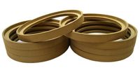 4 Pair 8" MDF Wood Speaker Rings - Recessed with Bezel Custom Fiberglass Molds