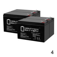 Mighty Max Battery 12V 8A for BP700UC SP500DR BP350UC BP500CLR BP500UC BR500 SU420-4 Pack Brand Product