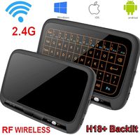 Wireless Keyboard and Touchpad Mouse Combo,2.4GHz Wireless Full Screen Extra Large Touch Zone for Google Android TV Box, HTPC, IPTV, PC, PS3, Xbox 360, Pad(Backlit)