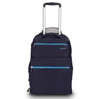 HollyHOME 20 inches Large Storage Multifunction Waterproof Travel Wheeled Rolling Laptop Backpack Luggage, Blue