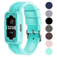 for Fitbit Charge 2 Bands - VOMA Breathable Silicone Adjustable Replacement Sport Bands Wristbands Straps for Fitbit Charge 2 HR Women Men Small Large Teal