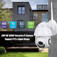 OWSOO IP Camera Onvif WiFi 2MP HD 1080P Security Camera Speed Dome Camera CCTV IR Camera PTZ Camera Outdoor Camera Surveillance NetCam IP Camara Exterior TF Card Audio PTZ & Night Vision