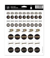 WinCraft NHL Anaheim Ducks Vinyl Sticker Sheet, 8.5" x 11"