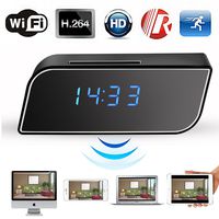 WiFi Camera Clock Hidden Camera Alarm Table Clock Motion Security HD 1080P Wireless WiFi IP Spy Hidden Camera IR DV Cam