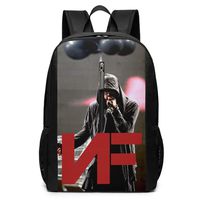 Travel Bckpack NF Rapper Print Custom Business Bckpack for College School Computer Bag for Women Men for 17 Inch Laptop (7, One Size)