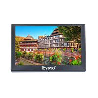 Eyoyo 5 inch Small Mini Monitor 800x480 Resolution Car Rear View TFT LCD Screen Display with HD/VGA/BNC/AV Video Input for PC DVD DVR CCD 140 Degree Wide Angle