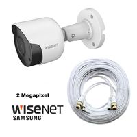 Wisenet SDC-79446BF HD Weatherproof IR Bullet Camera with 60 Foot Cable, 2MP Resolution for Wisenet Systems