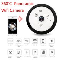 Indoor Wireless Camera WiFi Camera 360 Degree Panoramic Camera V380 Camera IR Night Camera Motion Detection