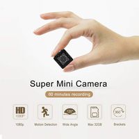 Mini Hidden Spy Camera - 1080P Portable Spy Camcorder with Night Vision, Motion Detection, Indoor/Outdoor Use, Home Surveillance Camera Nanny Cam