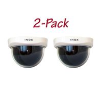eSecure 2pc pack ESCC502W Dummy Dome Home Security Surveillance Camera White