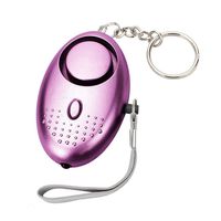 FARCTRL Self Defense Alarm 130-140 db Safe Sound Personal Alarm Keychain for Woman Kids Seniors (Purple)
