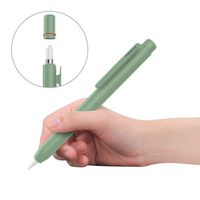 MoKo Holder Case for Apple Pencil, Retractable Tip Cap for New iPad 10.2 2019/iPad Air (3rd Generation) 10.5" 2019/iPad Mini (5th Generation) 7.9" 2019 Pencil（Only for Apple Pencil 1st - Army Green