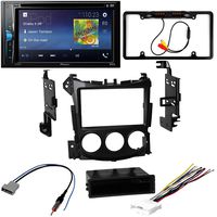 CACHÉ KIT442 Bundle W/Car Stereo with Bluetooth, Backup Camera for 2009-2018 Nissan 370Z Double DIN Multimedia DVD Touchscreen Receiver W/Complete Installation Kit (4Item)