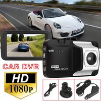 Quaanti Car Dvr/Dash Camera,3'' HD 1080P Car DVR Dash Cam Vehicle Video Recorder G-Sensor Camera HDMI Out New (Black+Silver)