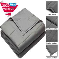 HomeGurus Weighted-Blanket Soft Material for Sleeping Calming and Relaxing Comforter Cool Heavy Bed Blankets for Adults Kids Toddler and Family (48x71 inch 15 lbs, Grey)