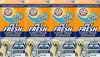 4 Pk, Arm & Hammer Pet Fresh Carpet Odor Eliminator Plus Oxi Clean Dirt Fighters