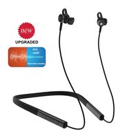 Active Noise Cancelling Headphones, Bluetooth 5.0 Wireless Earbuds Neckband Sports Earphone in-Ear IPX6 Waterproof Earbuds Magnetic Hi-Fi Stereo Headset Mic, 10-Hours Playtime