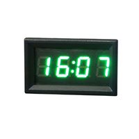 Tonsee Car Motorcycle Accessory 12V/24V Dashboard LED Display Digital Clock(Green)