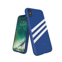Adidas Originals Suede Cases for Apple iPhone X (Blue Originals)