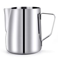 20 Oz. Milk Pitcher, HULISEN Stainless Steel Espresso Pitcher Latte Frothing Pitcher