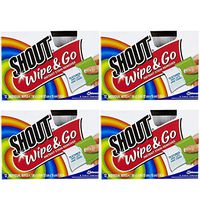 Shout Wipe & Go Instant Stain Remover - 12 CT, 4-Pack