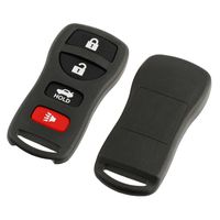 Key Fob Keyless Entry Remote Shell Case & Pad fits Nissan & Infiniti