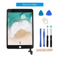 for iPad Mini 3 Touch Screen Digitizer/Front Glass Replacement with IC Chip & Tool Kit-Black 7.9 Inch