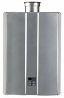 Rinnai RU98IP 9.8 GPM Indoor Ultra-Nox Condensing Tankless Propane Water Heater, Silver