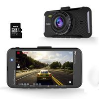 Trochilus Dash Cam, 1080p FHD Dashboard Camera 4"LCD Screen Car Camera 170°Wide Angle,g-Sensor, WDR, Loop Recording, Parking Monitor, Motion Detection 32gb SD Card Included.