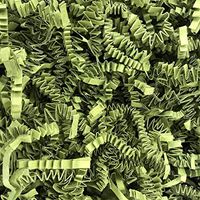 Black Cat Avenue 2 LB Green Tea Crinkle Cut Paper Shred Filler for Gift Wrap and Basket Filler