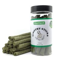 Natural Timothy Grass Chew Sticks Molar Sticks Pet Snack for Rabbits Chinchillas Guinea Pigs Hamster (20 PCS)