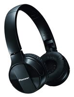 Pioneer Bluetooth Lightweight On Ear Wireless Stereo Headphones, Black SE-MJ553BT(K)