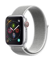 Apple Watch Series 4 (GPS + Cellular, 40mm) - Silver Aluminum Case with Seashell Sport Loop