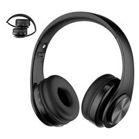 Viwind Wireless Bluetooth 5.0 Headphones Over Ear with Mic,Foldable Noise Cancelling Headset for Travel Work TV PC Android Cellphone 【Hi-Fi Stereo &Comfortable Earpads】-Black